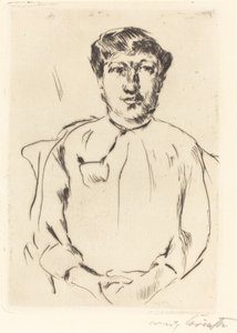 Frauenbildnis (Portræt af en kvinde) af Lovis Corinth