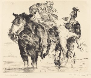 kvinde røver (voldtægt) af Lovis Corinth