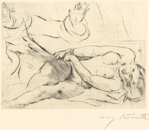 Josef og Potifars kone II Joseph og Potifars kone II, 1915. af Lovis Corinth