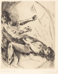 Joseph und Potiphars Weib I Joseph og Potifars kone I, 1914. af Lovis Corinth