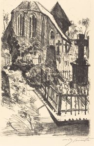 Kirchhof (kirkegård) af Lovis Corinth