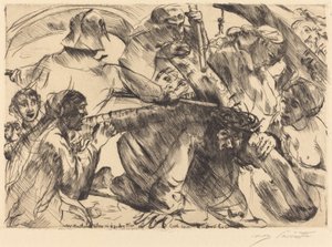 Kristus der bærer korset af Lovis Corinth
