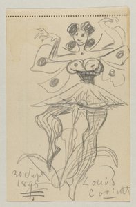 Lovis Corinth en Carl Strathmann af Lovis Corinth