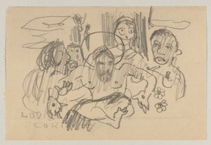Lovis Corinth og Carl Strathmann af Lovis Corinth