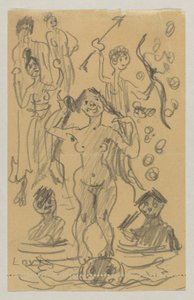 Lovis Corinth og Carl Strathmann af Lovis Corinth