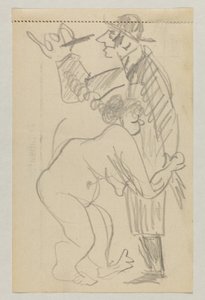 Lovis Corinth og Carl Strathmann af Lovis Corinth