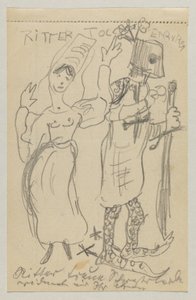 Lovis Corinth og Carl Strathmann af Lovis Corinth