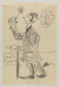 Lovis Corinth og Carl Strathmann af Lovis Corinth