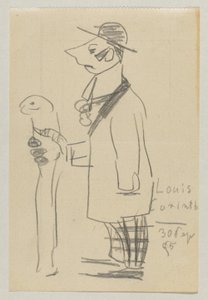 Lovis Corinth og Carl Strathmann af Lovis Corinth