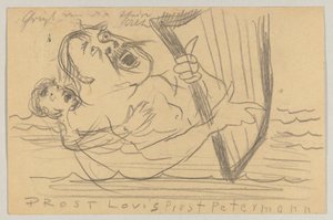 Lovis Corinth til Carl Strathmann: postkort, poststemplet 18. juli 1903 af Lovis Corinth