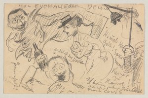 Lovis Corinth til Carl Strathmann: postkort, poststemplet 20. september 1901 af Lovis Corinth