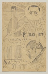 Lovis Corinth til Carl Strathmann: postkort, poststemplet 26. december 1897 af Lovis Corinth