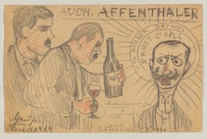 Lovis Corinth til Carl Strathmann: postkort, poststemplet 28. september 1896 af Lovis Corinth