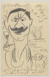Lovis Corinth til Carl Strathmann: postkort, poststemplet 29. marts 1904 af Lovis Corinth