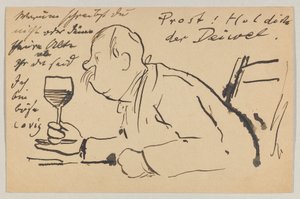 Lovis Corinth til Carl Strathmann: postkort, poststemplet 2. september 1902 af Lovis Corinth