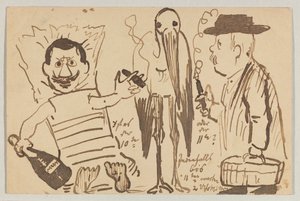 Lovis Corinth til Carl Strathmann: postkort, poststemplet 3. september 1902 af Lovis Corinth