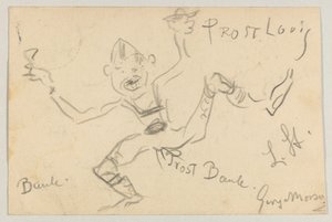 Lovis Corinth til Carl Strathmann: postkort, poststemplet 6. november 1906 af Lovis Corinth