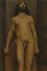 Nøgen mand (M?nnlicher Akt) af Lovis Corinth