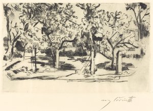 Orchard Orchard, 1918. af Lovis Corinth