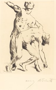 Odysseus og bejleren Odysseus og bejleren, 1914. af Lovis Corinth