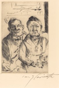 Østpreussisk ægtepar Par fra Østpreussen, 1916. af Lovis Corinth
