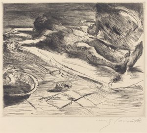 Pietà, 1920. af Lovis Corinth
