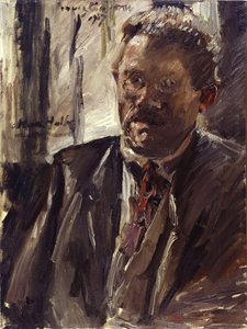 Portræt af Max Halbe af Lovis Corinth