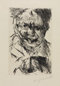 Selvportræt 1923 af Lovis Corinth