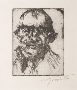 selvportræt af Lovis Corinth