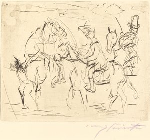 Sunday Riders Sunday Riders, 1920. af Lovis Corinth