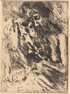 Døden og kvinden af Lovis Corinth