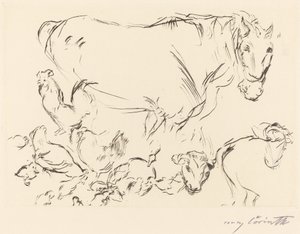 Forskellige dyreforsøg af Lovis Corinth