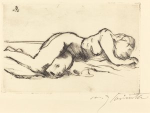 Nøgen kvinde af Lovis Corinth