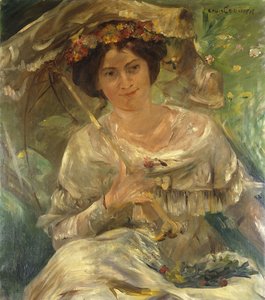 Kvinde i Solskin; Lady in the Sunshine, 1910 af Lovis Corinth
