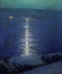 Måneskin på floden, 1919
