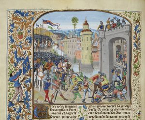 Slaget ved Caen i 1346, ca 1470-1475.