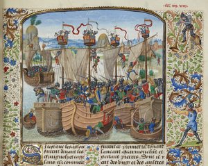 Slaget ved La Rochelle, 1372, ca 1470-1475.