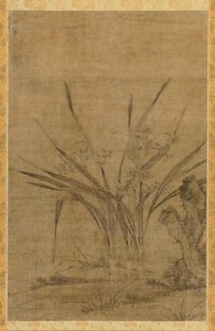 Narcissus og klipper af Lu Tianru