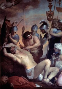 Saint Barthelemys martyrium. Maleri af Lubin Baugin (1612-1663)