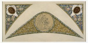 Skitse til festtrappen på rådhuset i Paris: Scorpion, ca. 1888 -1898 (olie)