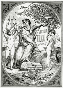 Victor Hugo fortalt af et vidne om sit liv, 19. århundrede (sw-stik) af Luc Oliver Merson
