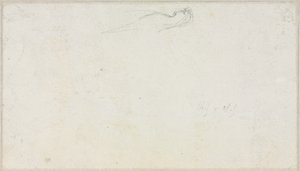 Skitse af en sfinx [] verso, ca. 1879-80.