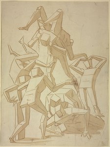 Stereometriske figurer vælter over hinanden (kopi) af Luca Cambiaso