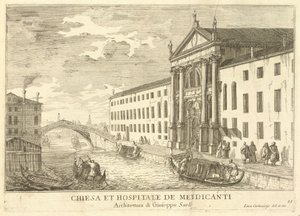 Chiesa et Hospitale de Mendicanti (plade 35) af Luca Carlevariis
