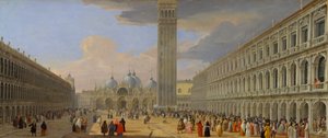 Piazza San Marco, Venedig, ca. 1709.