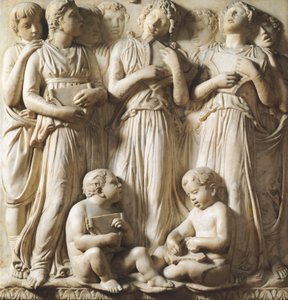 Detalje fra Cantoria (korgalleri) i katedralen Santa Maria del Fiore, Firenze