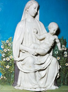 Madonna of Rose Garden, ca. 1450-55 (terracotta)