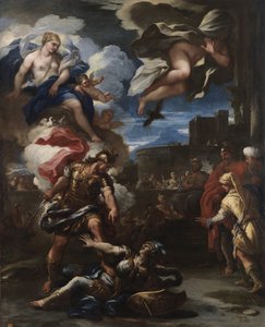 Aeneas besejrer Turnus, 1688