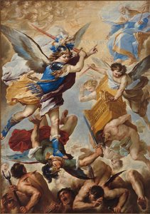 Ærkeenglen Michael besejrer de oprørske engle, 1657.