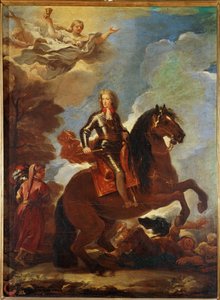 Carlos II af Spanien (maleri på lærred) af Luca Giordano